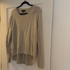 Banana Republic Cream Crew Neck Sweater